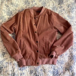 Brandy Melville Dennis Corduroy Bomber Jacket